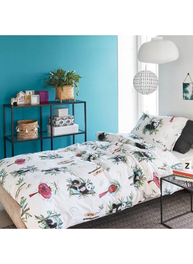 Beddinghouse Dekbedovertrek Kids Panda Dream Multi - Katoen
