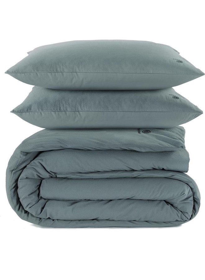 Blckout Dekbedovertrek Alberta Groen - Biologisch Percale Katoen