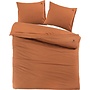 Blckout Dekbedovertrek Alberta Roestbruin - Biologisch Percale Katoen