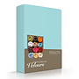 Romanette Hoeslaken Aqua - Velours