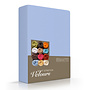 Romanette Hoeslaken Blauw - Velours