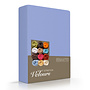Romanette Hoeslaken Lavendel Blauw - Velours
