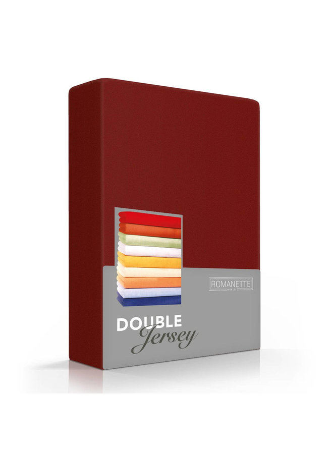 Romanette Hoeslaken Bordo - Dubbel Jersey