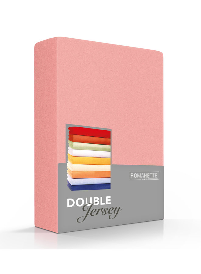 Hoeslaken Roze - Dubbel Jersey