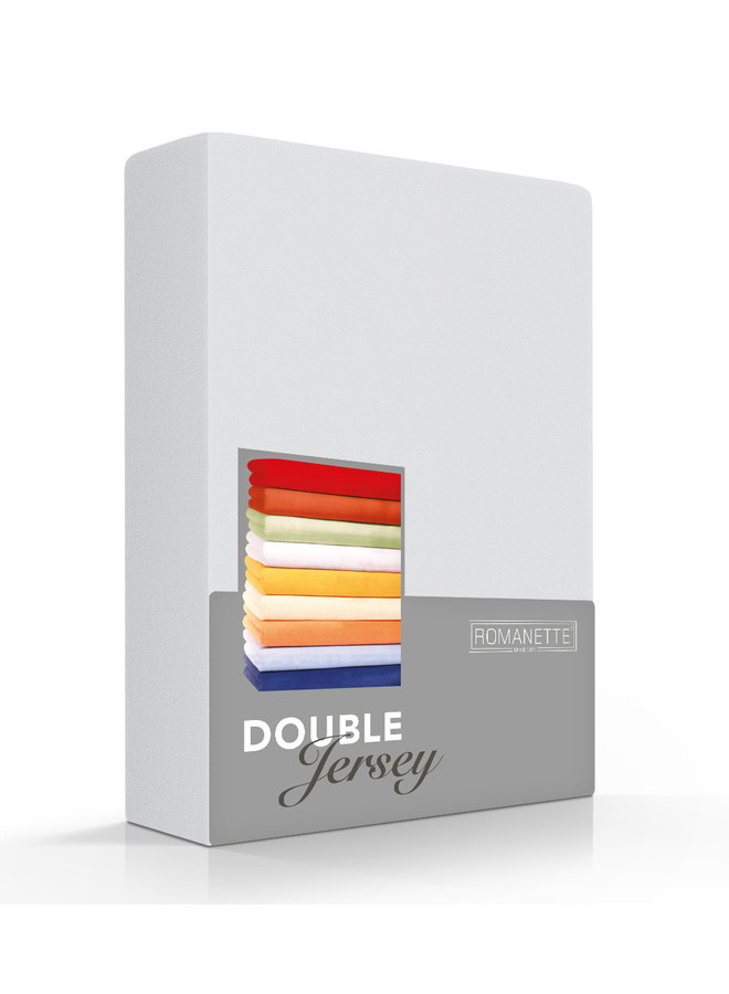 Romanette Hoeslaken Grijs - Dubbel Jersey