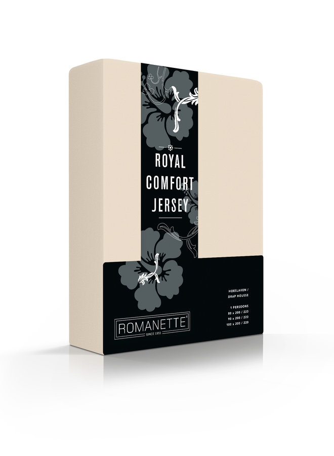 Romanette Hoeslaken Zand - Egyptisch Katoen