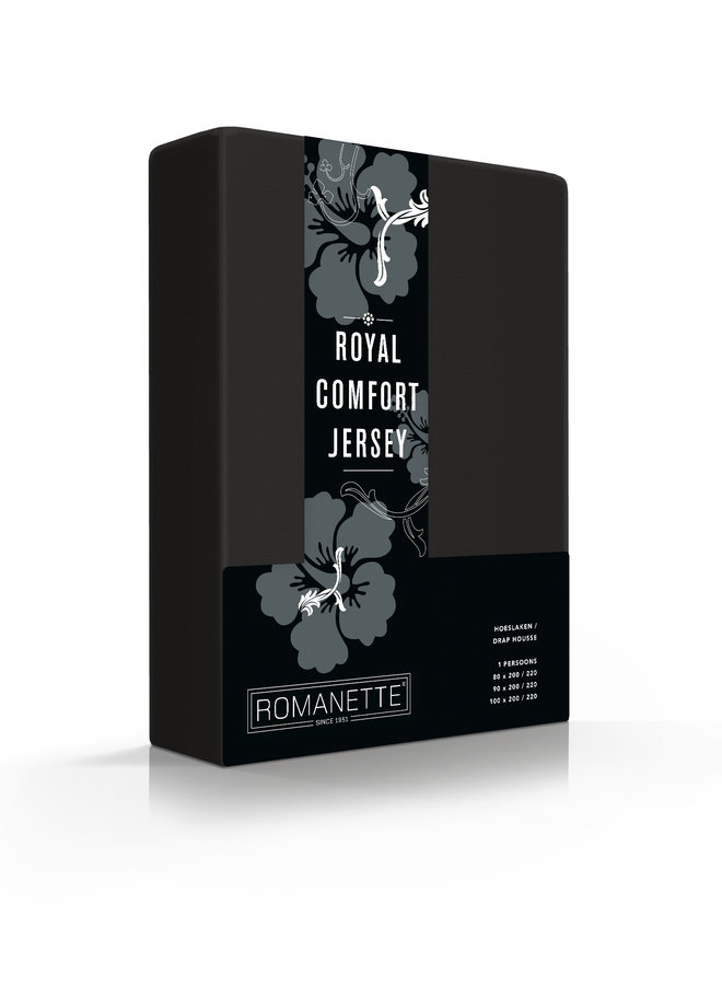 Hoeslaken Zwart - Egyptisch Katoen