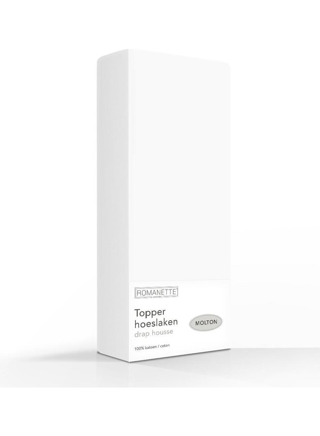 Romanette Molton Topper - Katoen