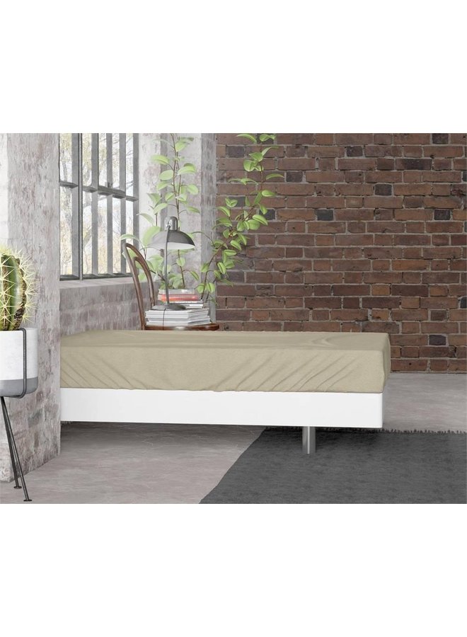 Dreamhouse Kinderbed Hoeslaken Taupe - 40x80 - Flanel