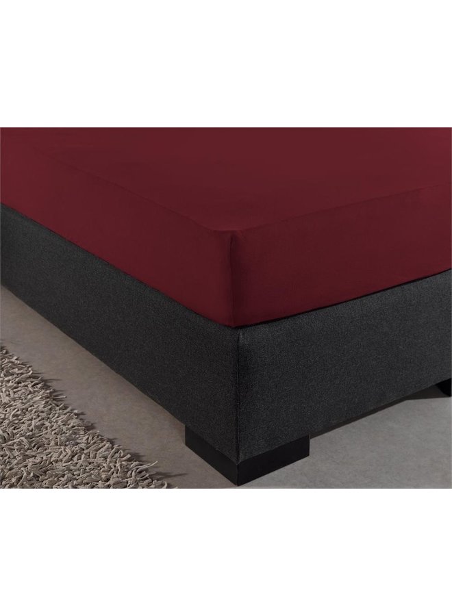 Dreamhouse Hoeslaken Bordo - Dubbel Jersey