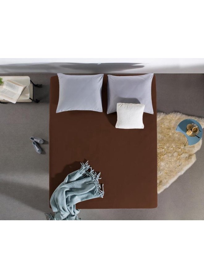 Dreamhouse Hoeslaken Bruin - Dubbel Jersey