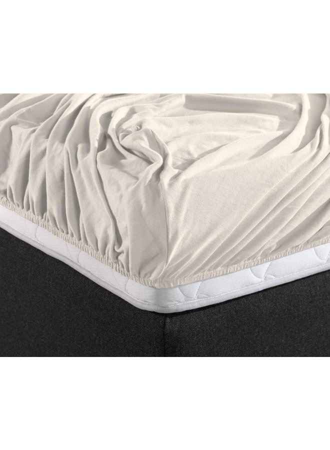 Dreamhouse Hoeslaken Creme - Dubbel Jersey