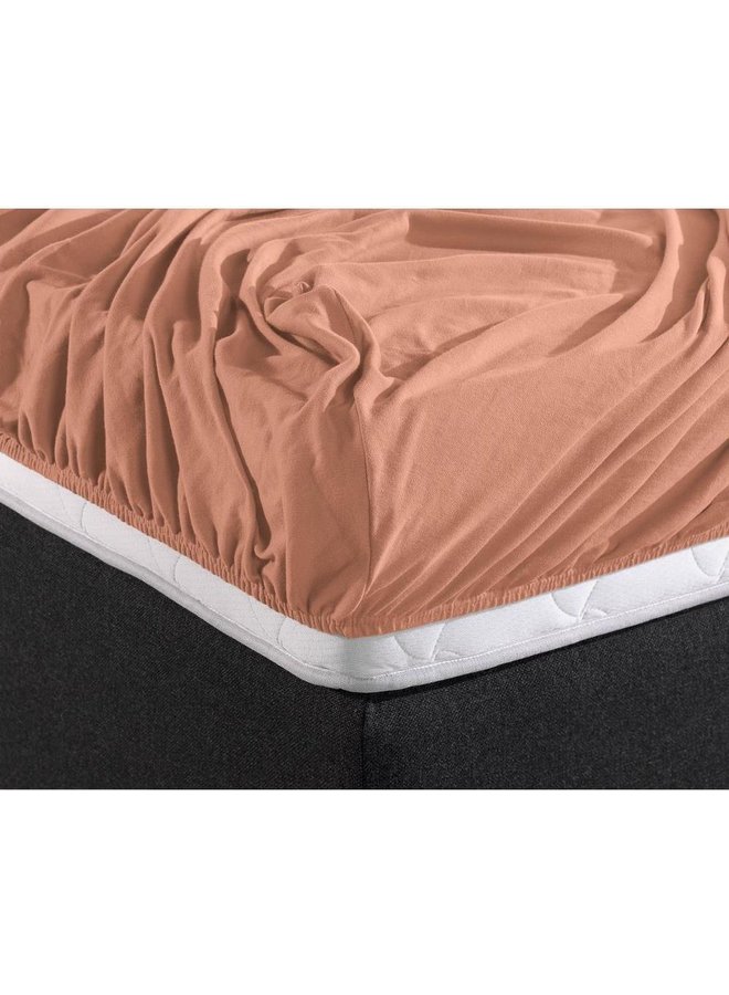 Dreamhouse Hoeslaken Pastel Oranje - Dubbel Jersey