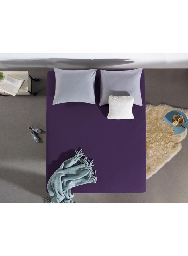 Dreamhouse Hoeslaken Paars - Dubbel Jersey