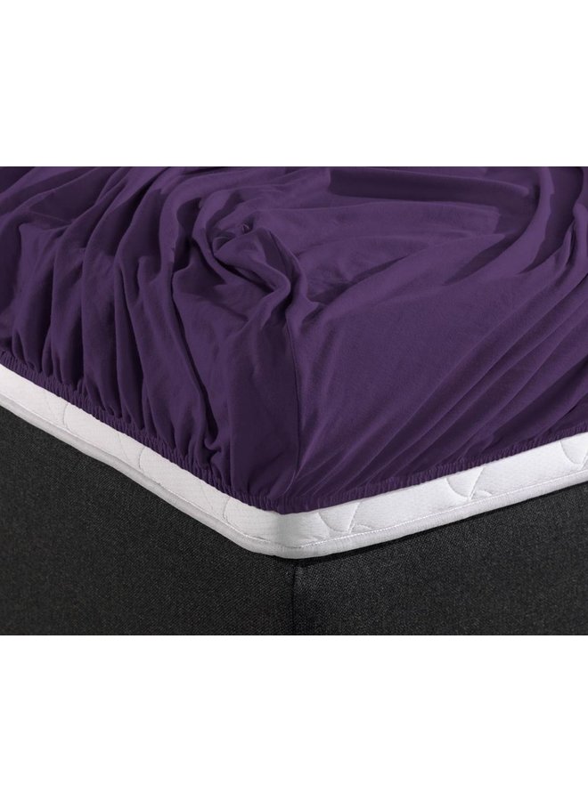 Dreamhouse Hoeslaken Paars - Dubbel Jersey