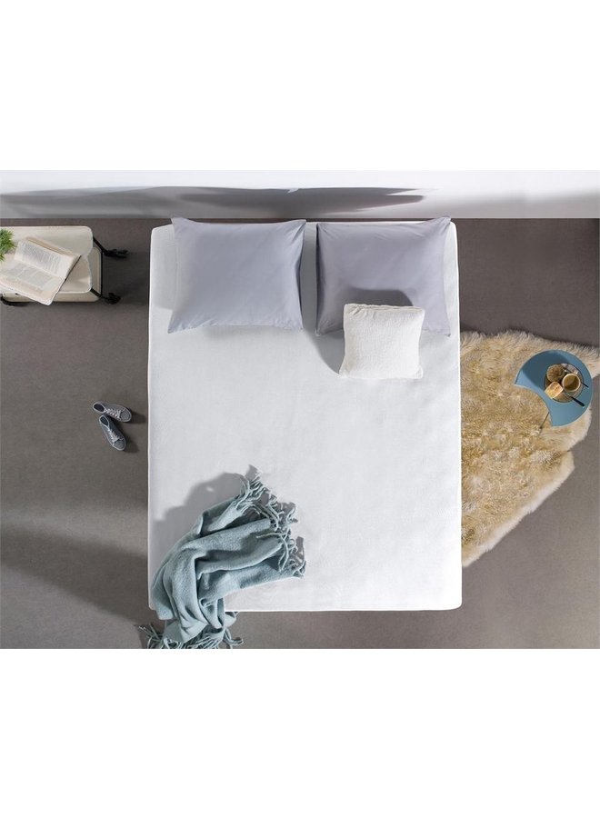 Dreamhouse Hoeslaken Wit - Dubbel Jersey