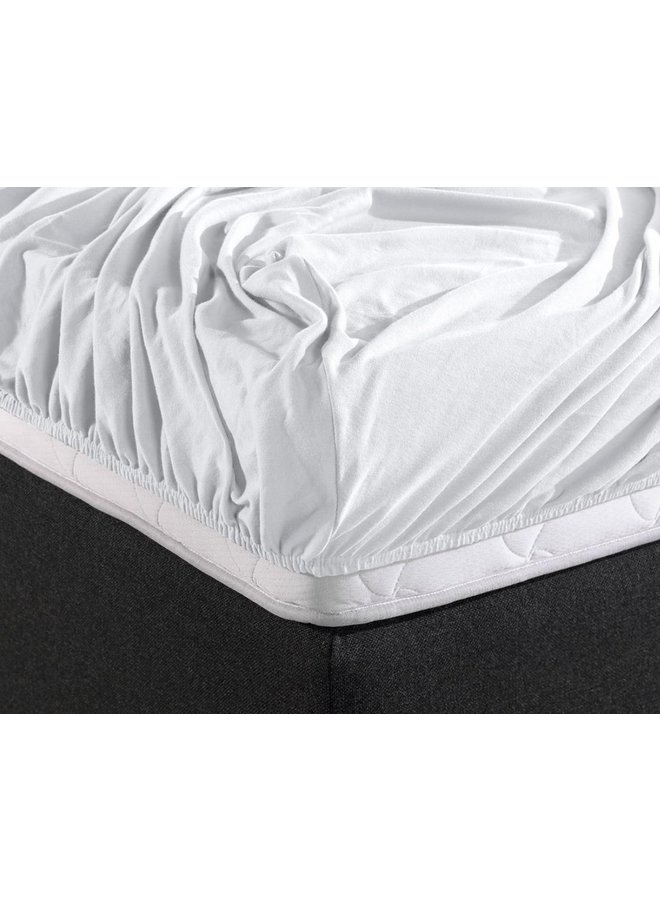 Dreamhouse Hoeslaken Wit - Dubbel Jersey