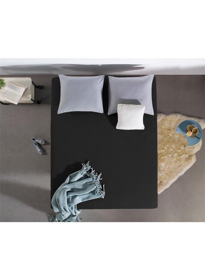 Dreamhouse Hoeslaken Zwart - Jersey
