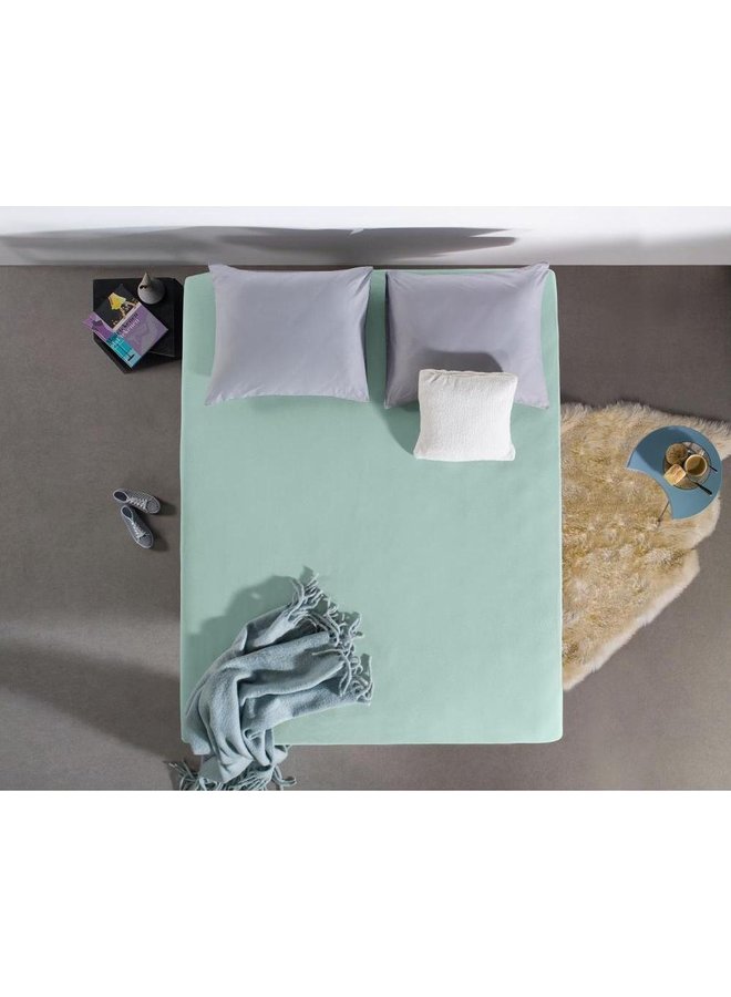 Dreamhouse Hoeslaken Pastel Blauw - Jersey