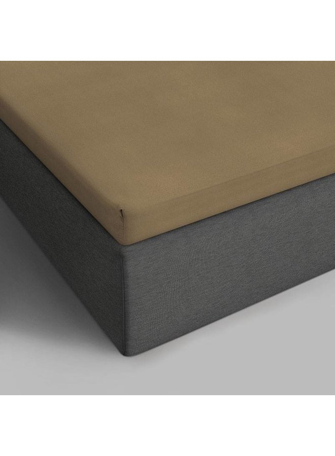 Dreamhouse Hoeslaken Topper Taupe - Katoen