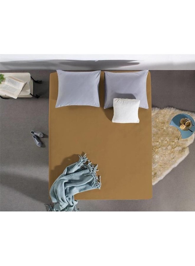 Home Care Hoeslaken Topper Taupe - Jersey