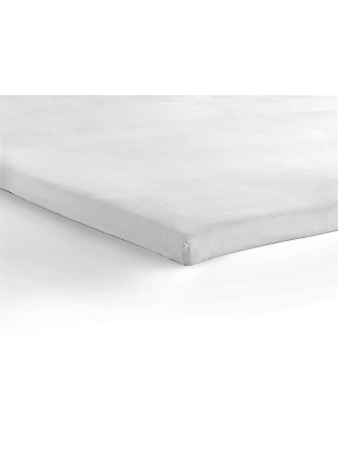 Hoeslaken Topper Wit - Jersey