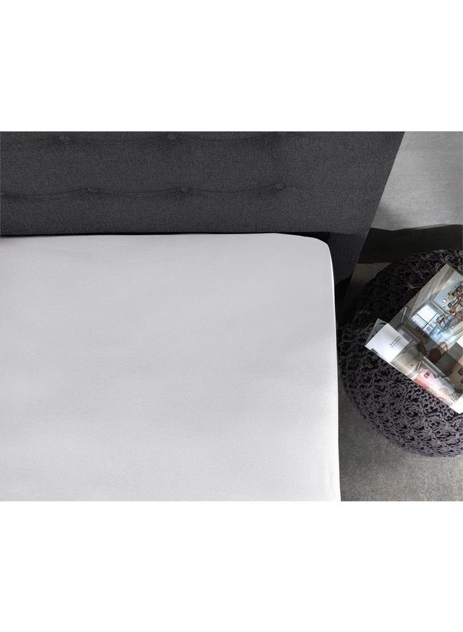 Home Care Hoeslaken Topper Wit - Jersey