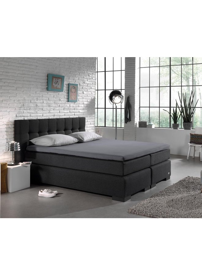 Home Care Hoeslaken Topper Grijs - Jersey