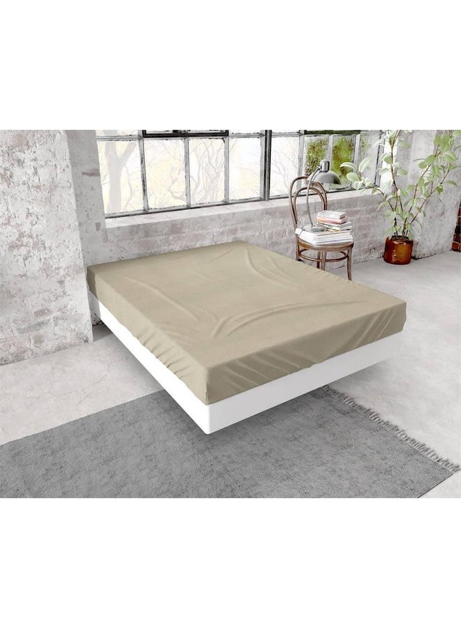 Dreamhouse Hoeslaken Taupe - Flanel