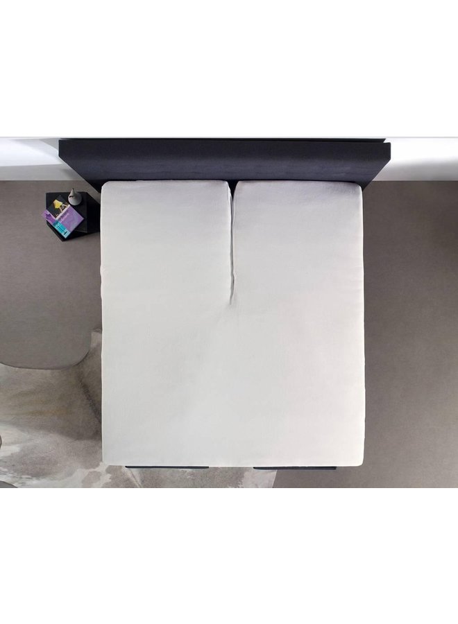 Home Care Hoeslaken Splittopper Creme - Percale Katoen