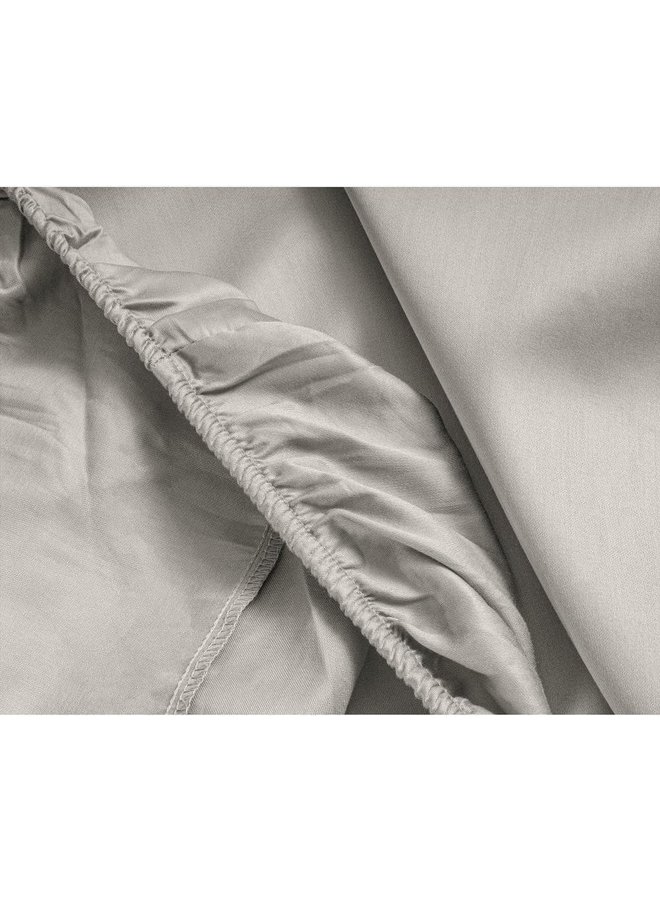 Primaviera Deluxe Hoeslaken Creme - Katoensatijn