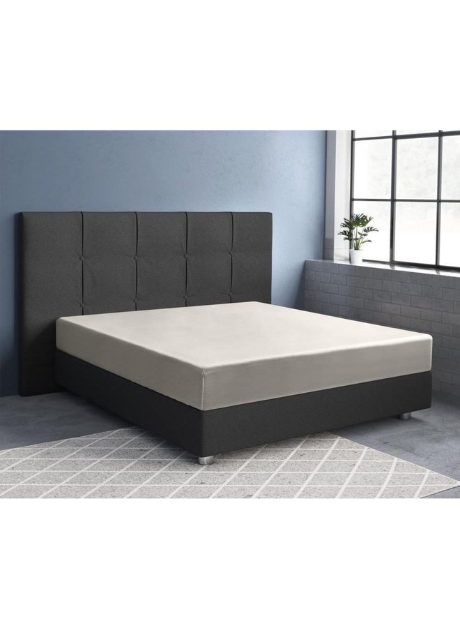 Primaviera Deluxe Hoeslaken Creme - Katoensatijn