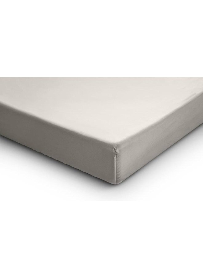 Primaviera Deluxe Hoeslaken Creme - Katoensatijn