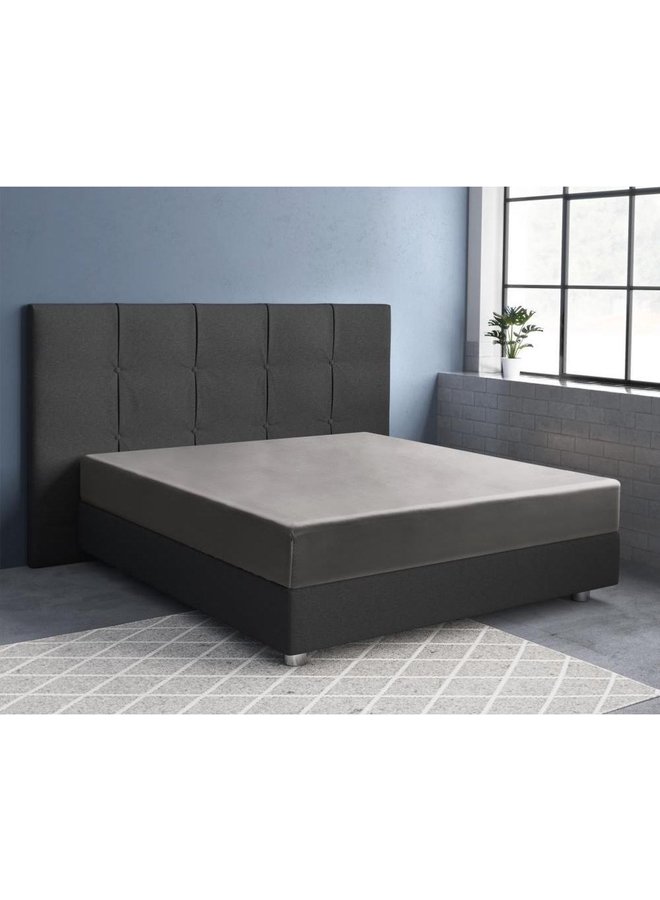 Primaviera Deluxe Hoeslaken Grijs - Katoensatijn