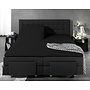 Home Care Hoeslaken Splittopper Zwart - Jersey