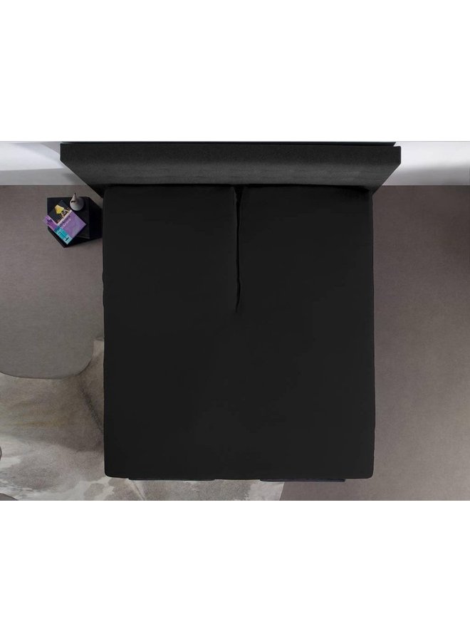 Home Care Hoeslaken Splittopper Antraciet - Jersey