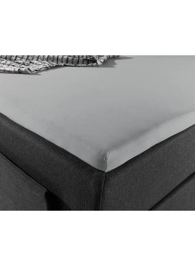 Home Care Hoeslaken Splittopper Grijs - Jersey
