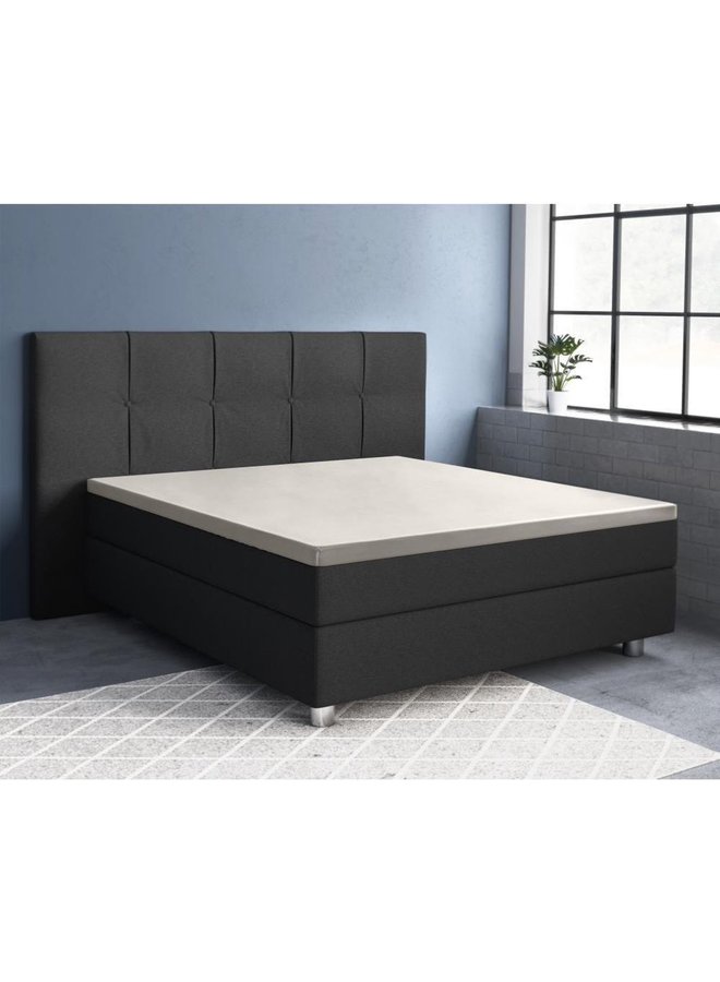 Primaviera Deluxe Hoeslaken Topper Creme - Katoensatijn