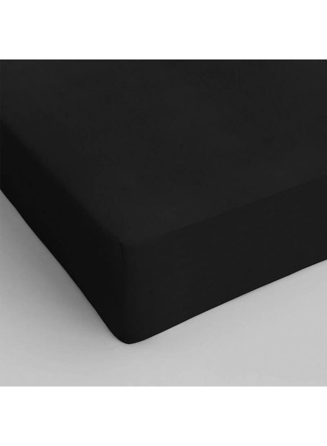 Hoeslaken Zwart - Katoen