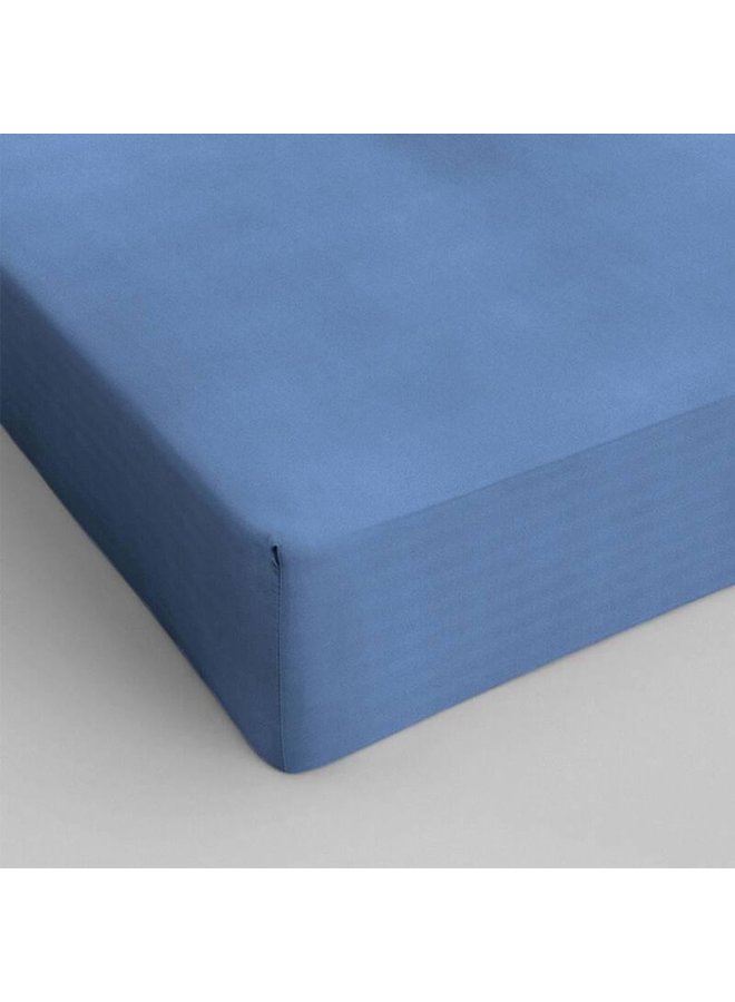 Hoeslaken Blauw - Katoen