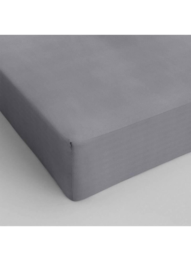 Hoeslaken Grijs - Katoen