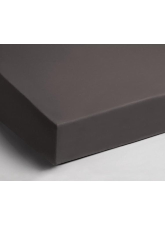 Hoeslaken Antraciet - Katoen