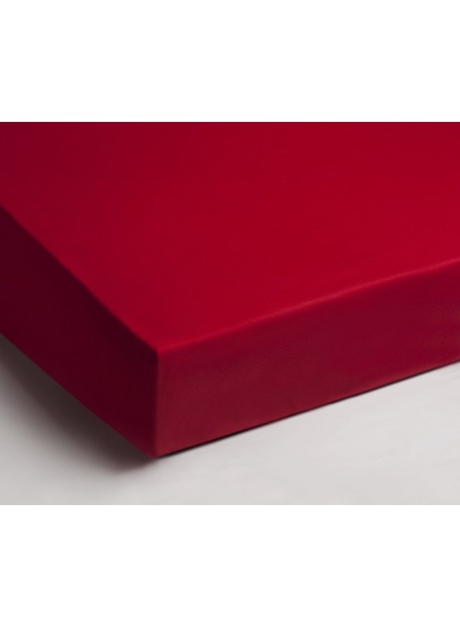 Hoeslaken Rood - Katoen