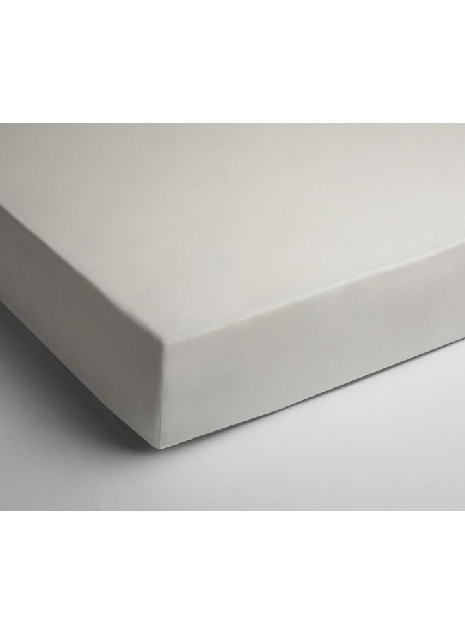 Hoeslaken Creme - Katoensatijn