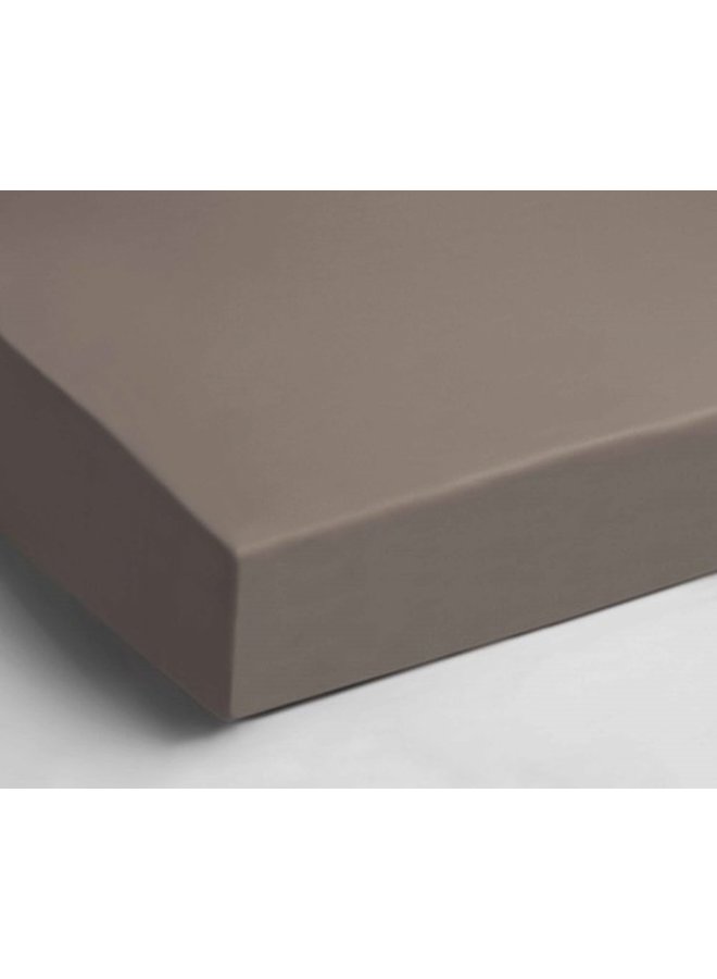 Hoeslaken Taupe - Velours