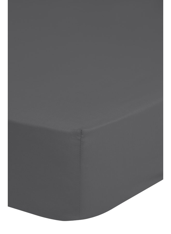 Hoeslaken Grijs - Katoensatijn