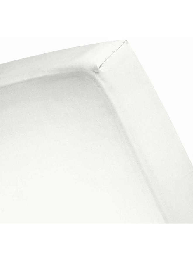 Cinderella Hoeslaken Splittopper Creme - Katoensatijn