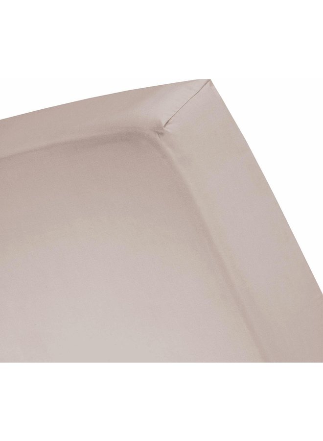 Cinderella Hoeslaken Topper Taupe - Flanel