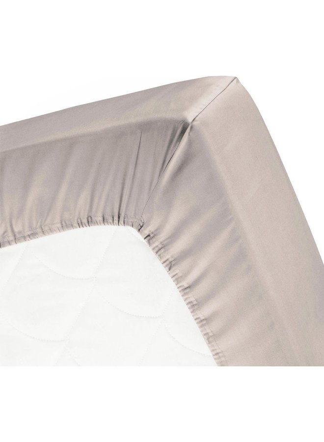 Cinderella Hoeslaken Topper Taupe - Flanel