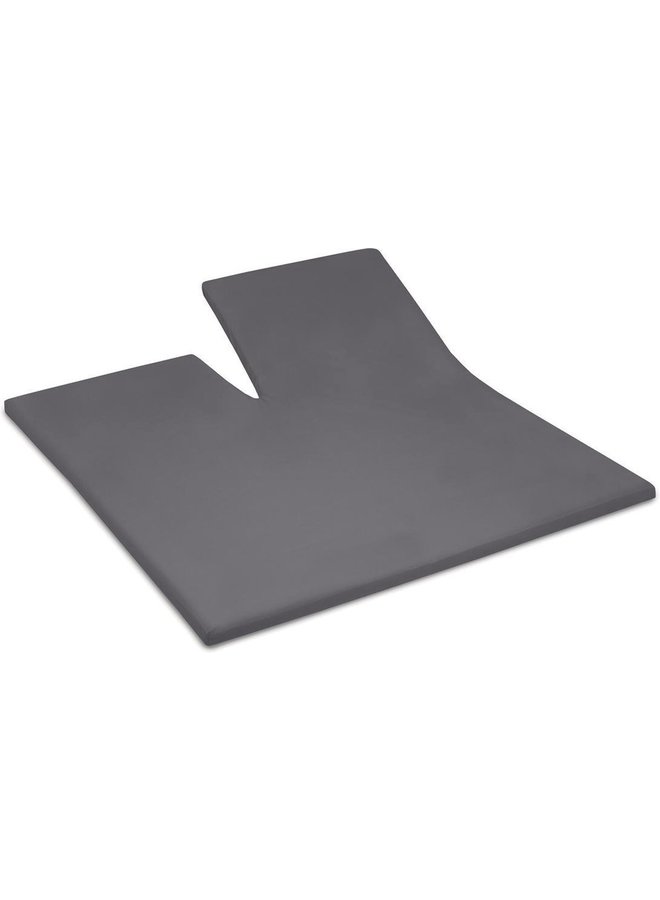 Cinderella Hoeslaken Splittopper Antraciet - Flanel